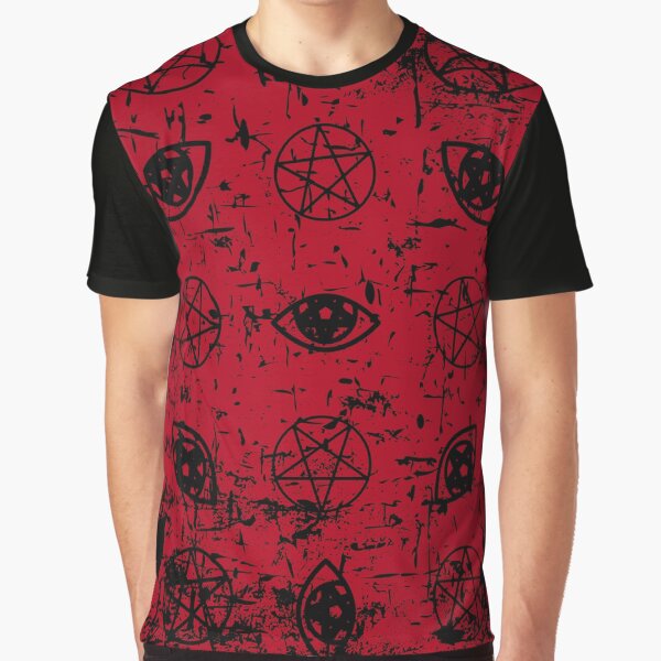Pentagram Eyes Print by Lylabean22 T-Shirts, Hoodie, Sweatshirt | BlankRebels.com (Image 1)