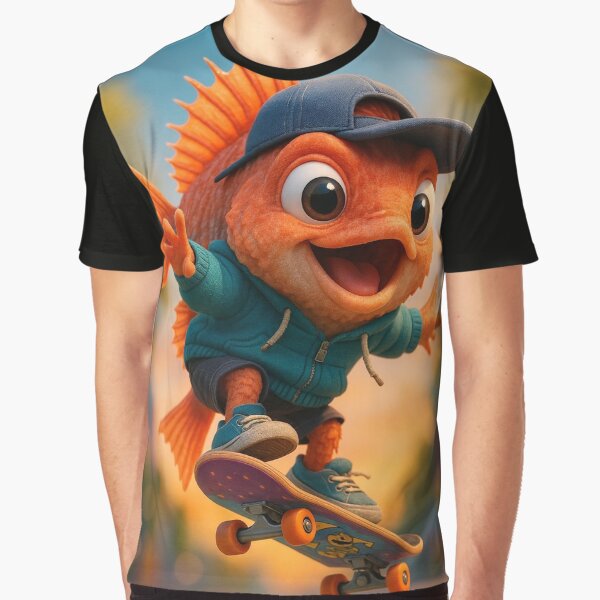 Skater Ocean Perch by Sillytoe T-Shirts, Hoodie, Sweatshirt | BlankRebels.com (Image 1)