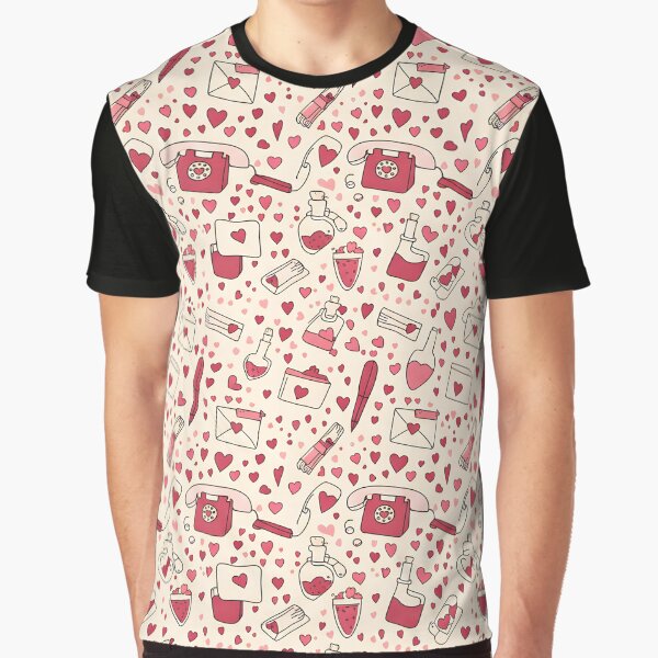 Love Doodles – Cute Romantic Hand Drawn Aesthetic Illustration by SimoCompany T-Shirts, Hoodie, Sweatshirt (Image 1)