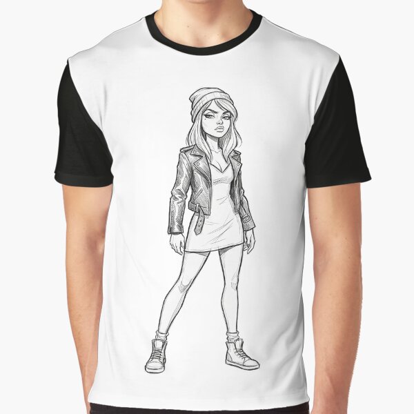 Street Attitude – Sketch Style by JaaGo PopLab T-Shirts, Hoodie, Sweatshirt | BlankRebels.com (Image 1)