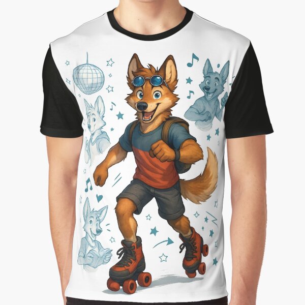 Roller Skate Wolf by FreddyE