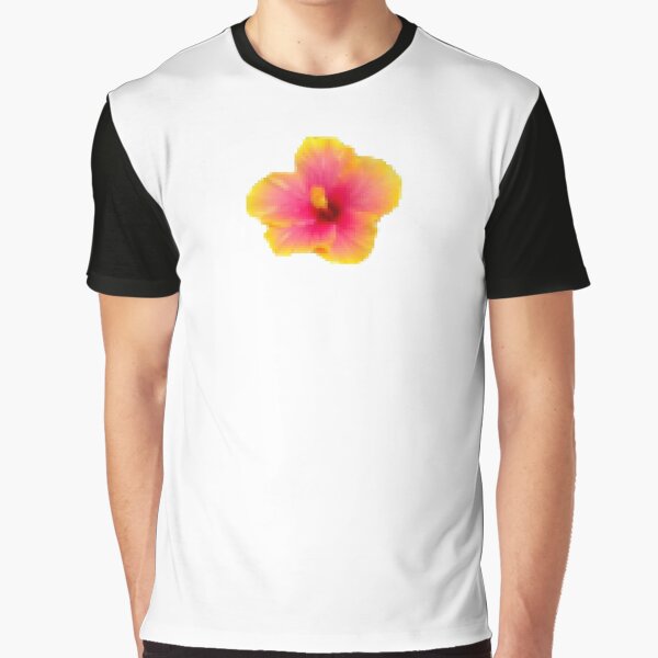 Pixel art flower by Rosegold_butterflies T-Shirts, Hoodie, Sweatshirt | BlankRebels.com (Image 1)