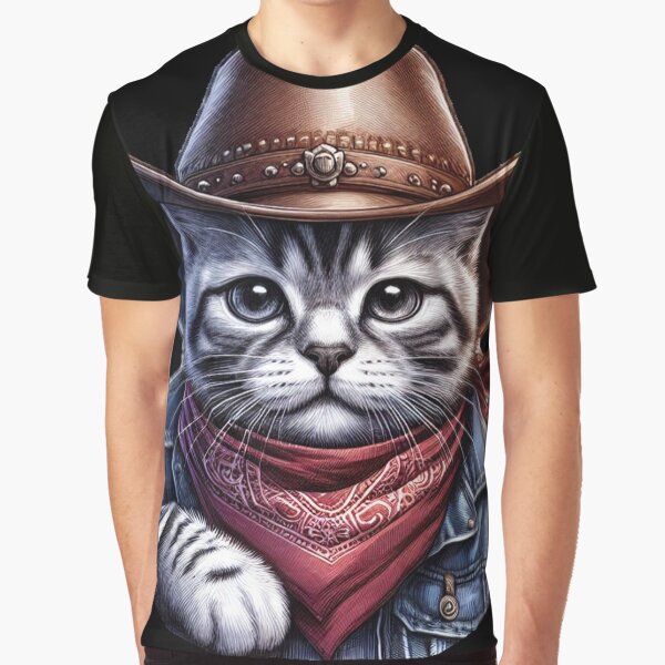 Cat cowboy by Oryartil T-Shirts, Hoodie, Sweatshirt | BlankRebels.com (Image 1)