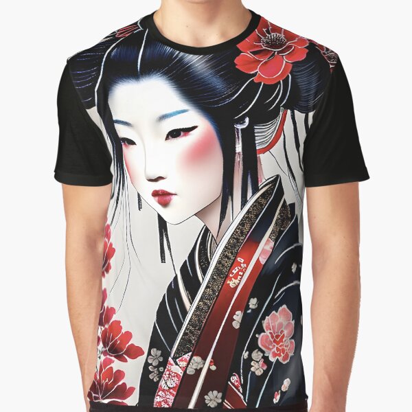 Beautiful Geisha by jortan1 T-Shirts, Hoodie, Sweatshirt | BlankRebels.com (Image 1)