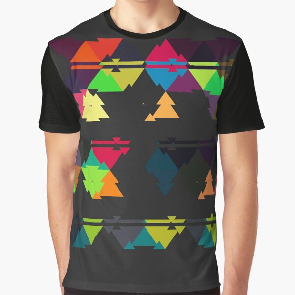 bohemian Geometric triangle by AYACHI90 T-Shirts, Hoodie, Sweatshirt | BlankRebels.com (Image 1)