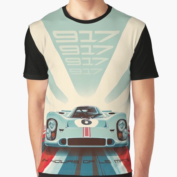 Porsche 917 24 Hours of Le Mans Race Car by blackdogshop T-Shirts, Hoodie, Sweatshirt | BlankRebels.com (Image 1)