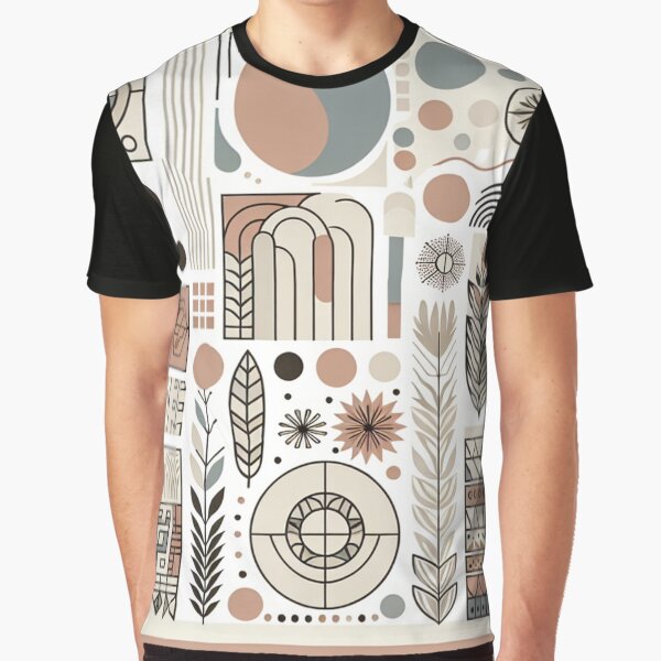 Boho Abstract Background - 47 by Acabee T-Shirts, Hoodie, Sweatshirt | BlankRebels.com (Image 1)
