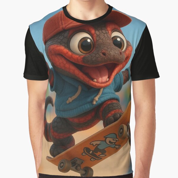 Skater Mud Snake 1 by Sillytoe T-Shirts, Hoodie, Sweatshirt | BlankRebels.com (Image 1)