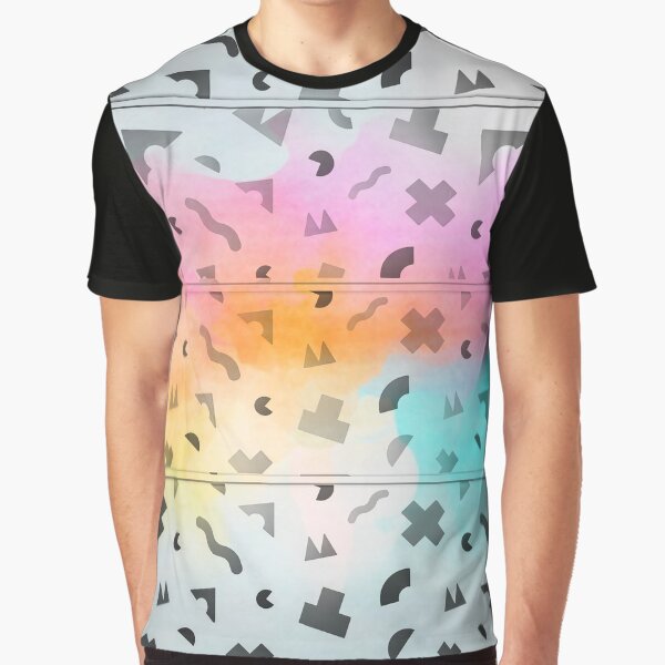 90s Retro Confetti Pattern Rainbow by Designs By YL T-Shirts, Hoodie, Sweatshirt | BlankRebels.com (Image 1)