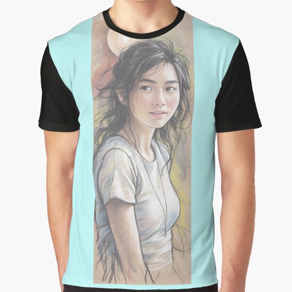 Woman Under Lantern Sketch Png By Merch, Limited Edition by MichaelbmOver T-Shirts, Hoodie, Sweatshirt (Image 1)