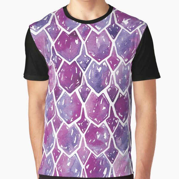 Dragon Scales | Purple by RebeccaFlaherty T-Shirts, Hoodie, Sweatshirt | BlankRebels.com (Image 1)