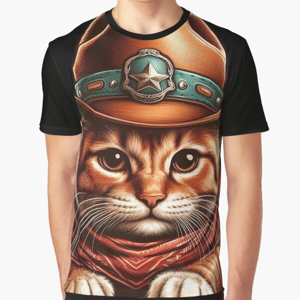 Redhead Cat cowboy by Oryartil T-Shirts, Hoodie, Sweatshirt | BlankRebels.com (Image 1)