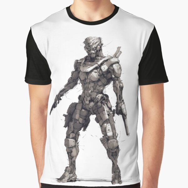 Cyborg Ninja Sketch Style by ZmUGaminG T-Shirts, Hoodie, Sweatshirt | BlankRebels.com (Image 1)