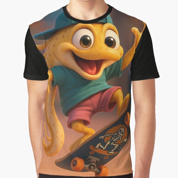 Skater Pacific Spaghetti Eel by Sillytoe T-Shirts, Hoodie, Sweatshirt | BlankRebels.com (Image 1)