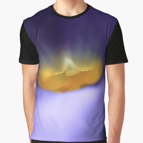 Flower Print - Purple and Yellow Flower - Bold Abstract Flower Print by Syman Kaye T-Shirts, Hoodie, Sweatshirt (Image 1)