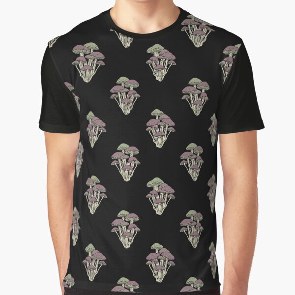 Whimsigoth Mushroom Pattern – Gothic Cottagecore Dark Academia Fungi Aesthetic by gyenayme T-Shirts, Hoodie,... (Image 1)