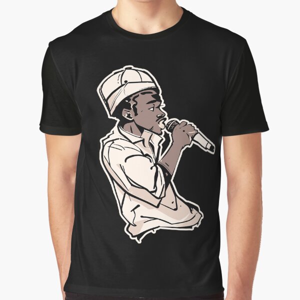 Rapper Holding a Microphone with Stroke (Black) by execc T-Shirts, Hoodie, Sweatshirt | BlankRebels.com (Image 1)
