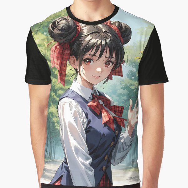 Cute Manga Schoolgirl Park T-Shirts, Hoodie, Sweatshirt