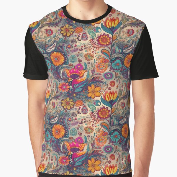 Retro Hippie: Flower Power by J Marielle Designs T-Shirts, Hoodie, Sweatshirt | BlankRebels.com (Image 1)