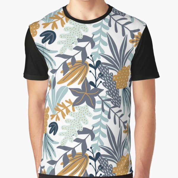 Gorgeous Floral and Leaves by pugmom4 T-Shirts, Hoodie, Sweatshirt | BlankRebels.com (Image 1)