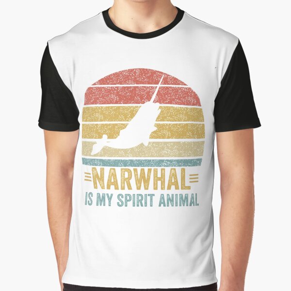 Narwhal is my spirit animal by Soumita T-Shirts, Hoodie, Sweatshirt | BlankRebels.com (Image 1)