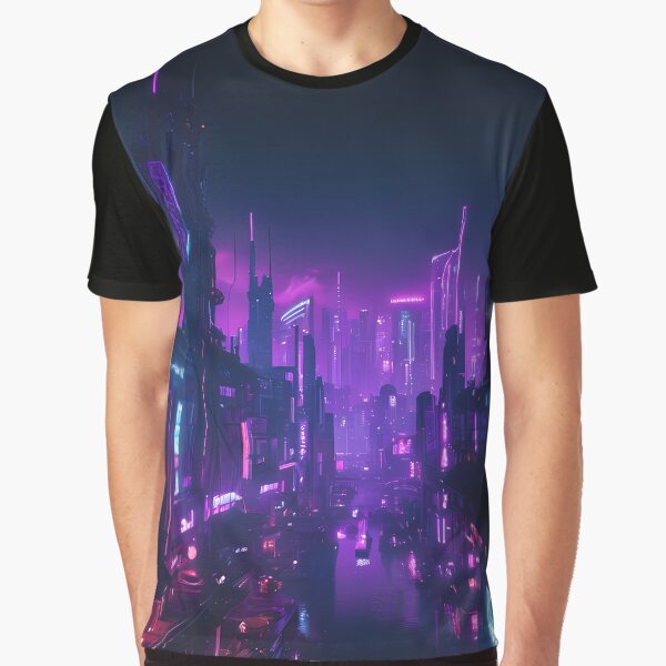 Cyberpunk City Skyline by papi1998