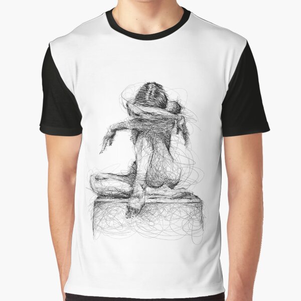 Drawing of woman figure by h-and-c T-Shirts, Hoodie, Sweatshirt | BlankRebels.com (Image 1)