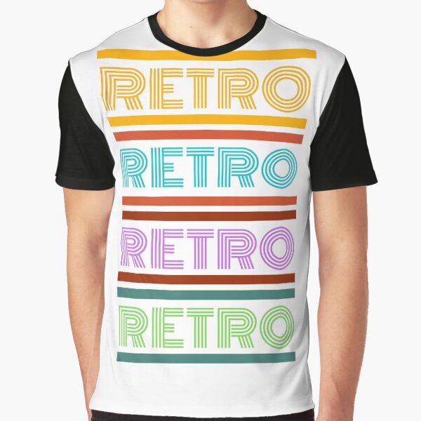 Multicolor Retro Design by AngeGraciela T-Shirts, Hoodie, Sweatshirt | BlankRebels.com (Image 1)
