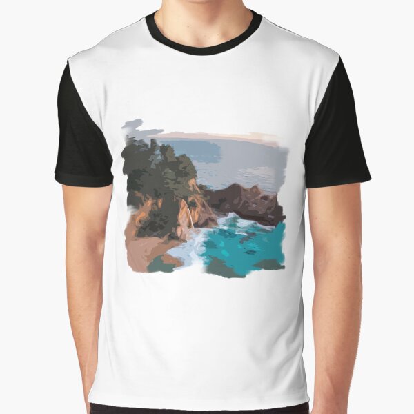 Sea/Ocean Coast View Sketch by AlexEex T-Shirts, Hoodie, Sweatshirt | BlankRebels.com (Image 1)