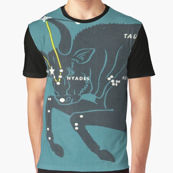 Taurus Constellation - Vintage Star Map by elevens T-Shirts, Hoodie, Sweatshirt | BlankRebels.com (Image 1)