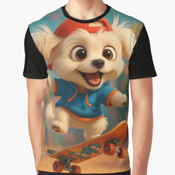 Skater Maltese by Sillytoe T-Shirts, Hoodie, Sweatshirt | BlankRebels.com (Image 1)