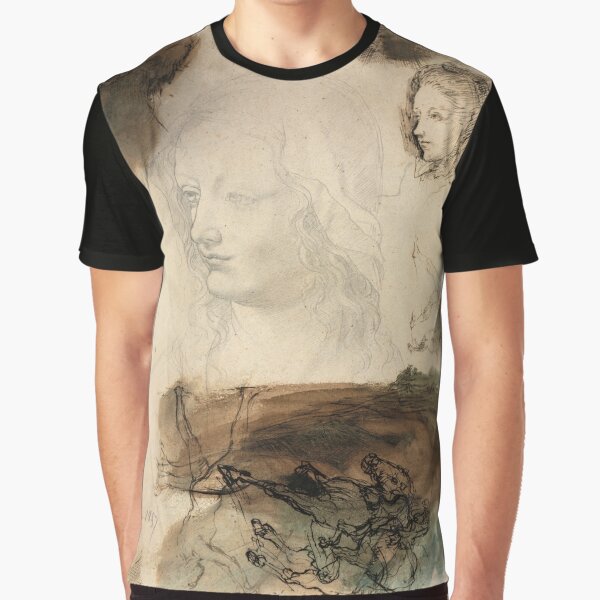 Sheet of Studies and Sketches by Edgar Degas: Classical Drawing Study Poster by artofuniverse T-Shirts, Hoodie,... (Image 1)
