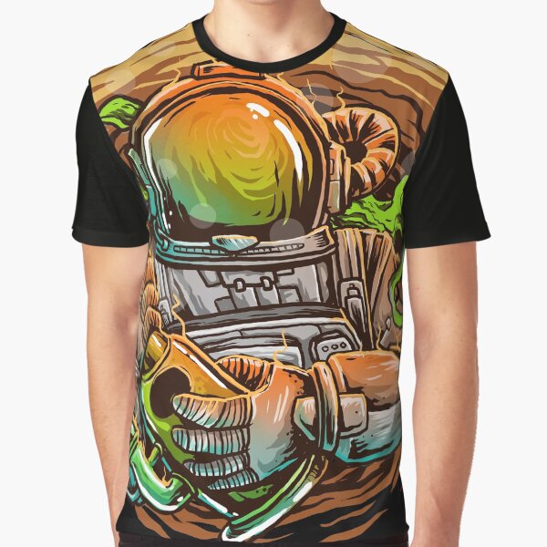 Fishing Astronaut Illustration by PatternSquare T-Shirts, Hoodie, Sweatshirt | BlankRebels.com (Image 1)