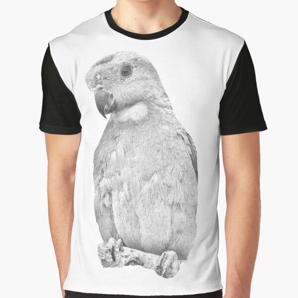 Parrot Black & White Photograph by FK2012 T-Shirts, Hoodie, Sweatshirt | BlankRebels.com (Image 1)