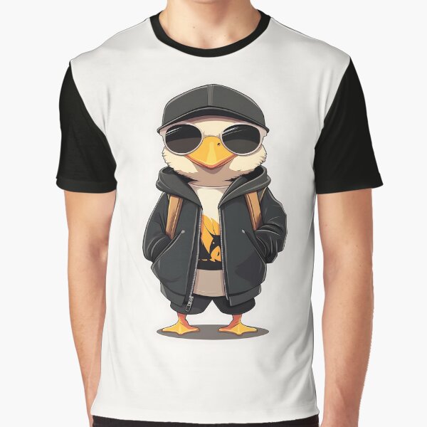 Cool Cartoon Duck in Streetwear Style by GoldenTealArts T-Shirts, Hoodie, Sweatshirt | BlankRebels.com (Image 1)