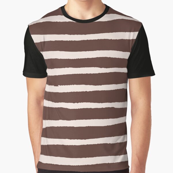 minimalist brown and cream dark academia organic stripes by neopop T-Shirts, Hoodie, Sweatshirt | BlankRebels.com (Image 1)