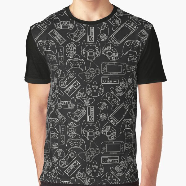 Gaming System Pattern T-Shirts, Hoodie, Sweatshirt