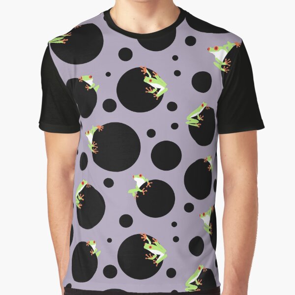 Tree Frogs on Polka Dots by Amy Hadden T-Shirts, Hoodie, Sweatshirt | BlankRebels.com (Image 1)