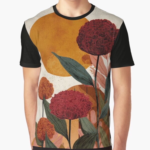 Warm Botanical Forms in Soft Harmony by Spicapix T-Shirts, Hoodie, Sweatshirt | BlankRebels.com (Image 1)