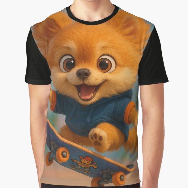 Skater Maltipom by Sillytoe T-Shirts, Hoodie, Sweatshirt | BlankRebels.com (Image 1)