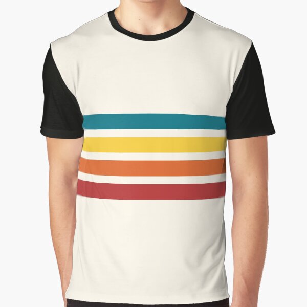 Minimalist Colorful Retro Stripes by cerenalkan