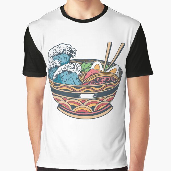 Ocean Waves In Ramen Bowl by OnepixArt T-Shirts, Hoodie, Sweatshirt | BlankRebels.com (Image 1)