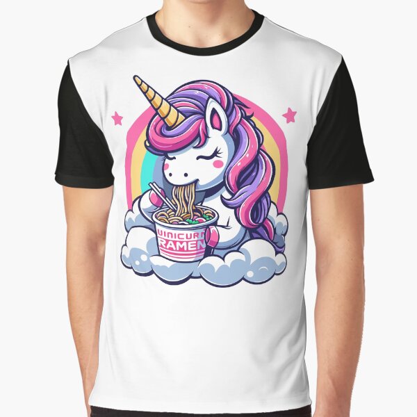Unicorn Eat Ramen by Designowner T-Shirts, Hoodie, Sweatshirt | BlankRebels.com (Image 1)