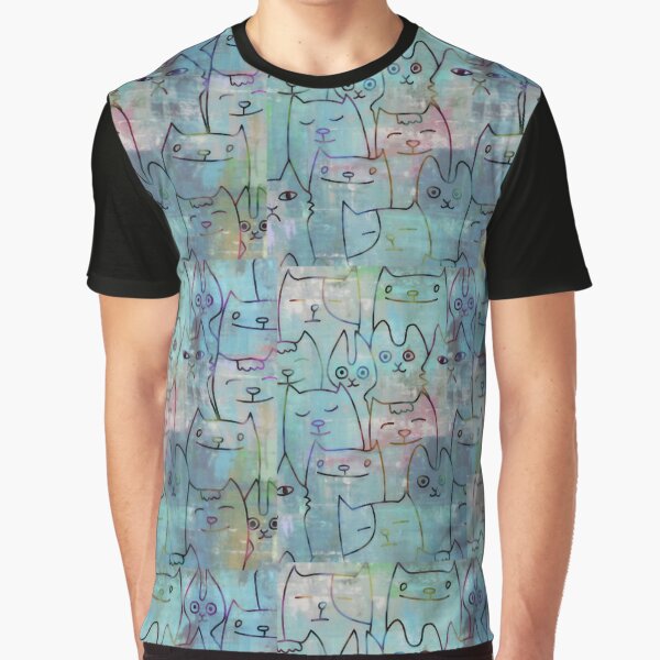 Aesthetic cat by PournimAB T-Shirts, Hoodie, Sweatshirt | BlankRebels.com (Image 1)