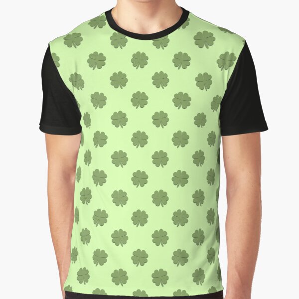 Mint Green Clover Pattern St Patrick's Day by ILLYL Creatives T-Shirts, Hoodie, Sweatshirt | BlankRebels.com (Image 1)