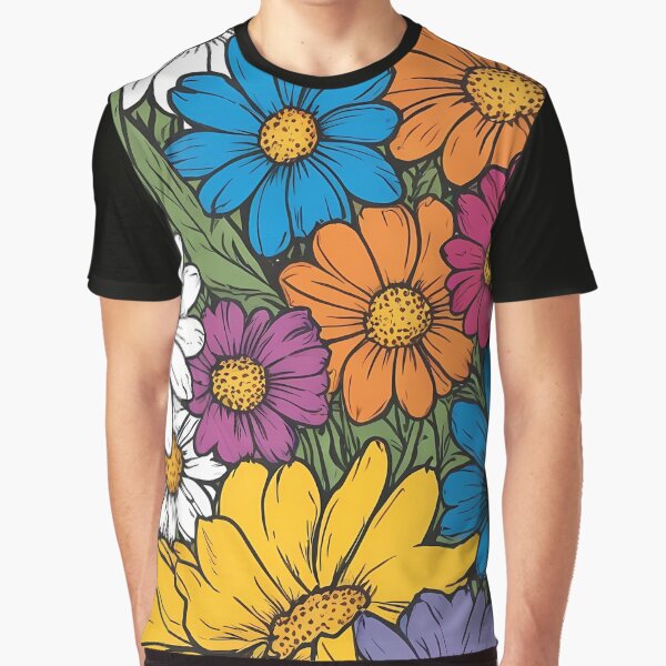 Field of Spring Flowers by papi1998 T-Shirts, Hoodie, Sweatshirt | BlankRebels.com (Image 1)