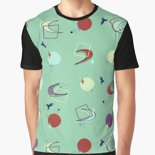 1950s Space Age Retro Pattern by KaeDaeDesigns T-Shirts, Hoodie, Sweatshirt | BlankRebels.com (Image 1)