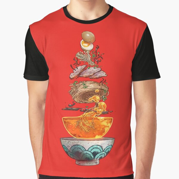Flying Ramen Anime by nathanielc1991 T-Shirts, Hoodie, Sweatshirt | BlankRebels.com (Image 1)