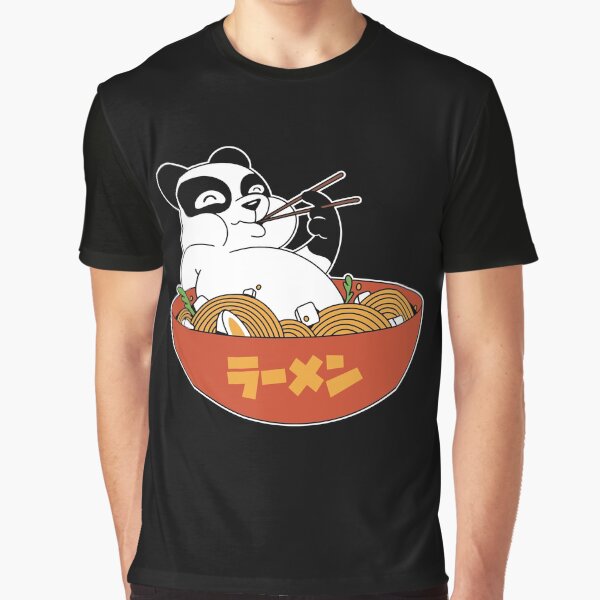 Panda In Ramen Bowl Eating Ramen by OnepixArt T-Shirts, Hoodie, Sweatshirt | BlankRebels.com (Image 1)