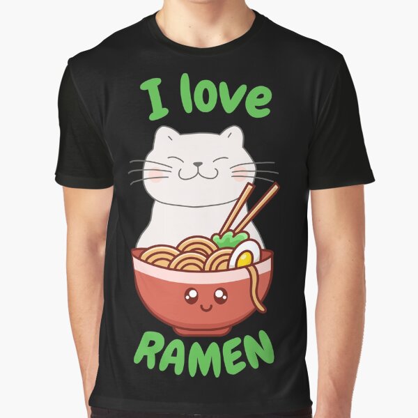 Cat eating ramen by peterwest T-Shirts, Hoodie, Sweatshirt | BlankRebels.com (Image 1)
